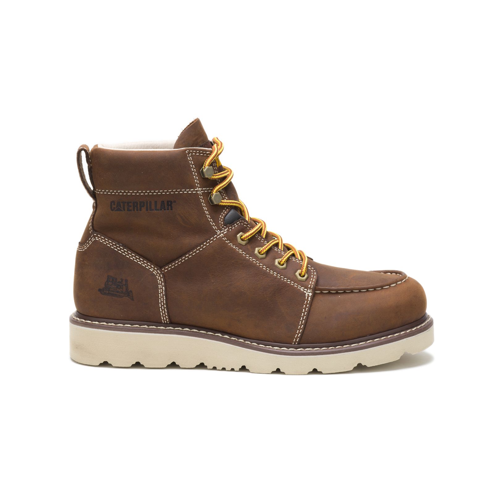 Caterpillar Boots Online - Caterpillar Tradesman Mens Work Boots Chocolate Brown (026875-NXM)